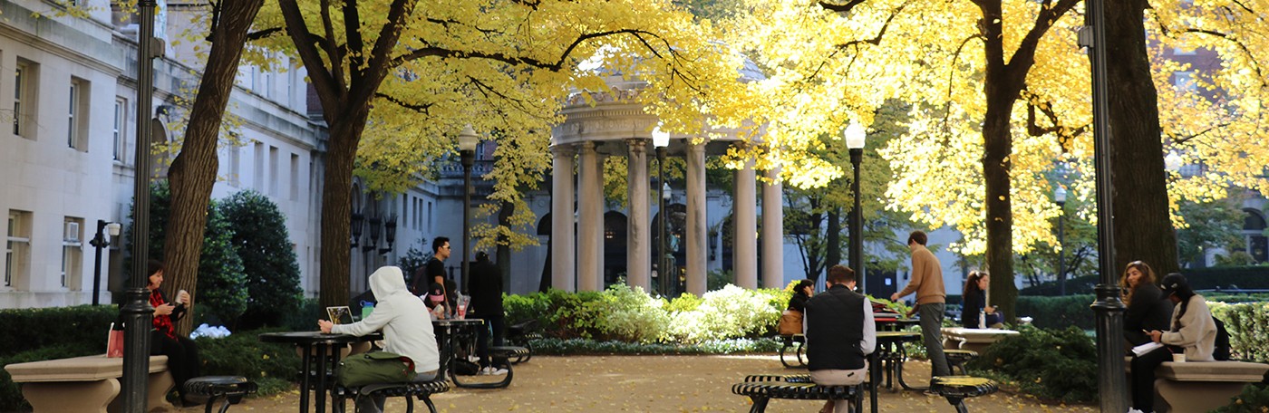 students relaxed by john jay