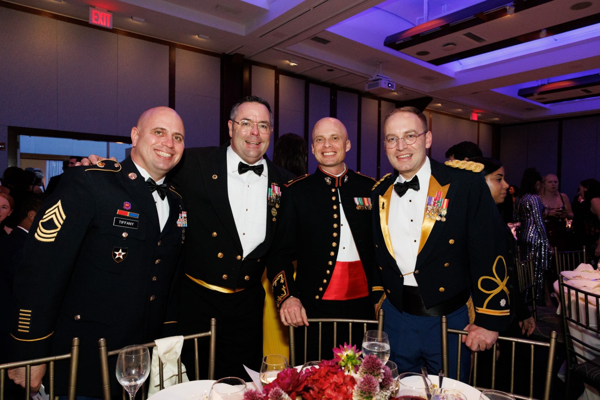 Guests enjoying the 2023 Columbia Military Ball.