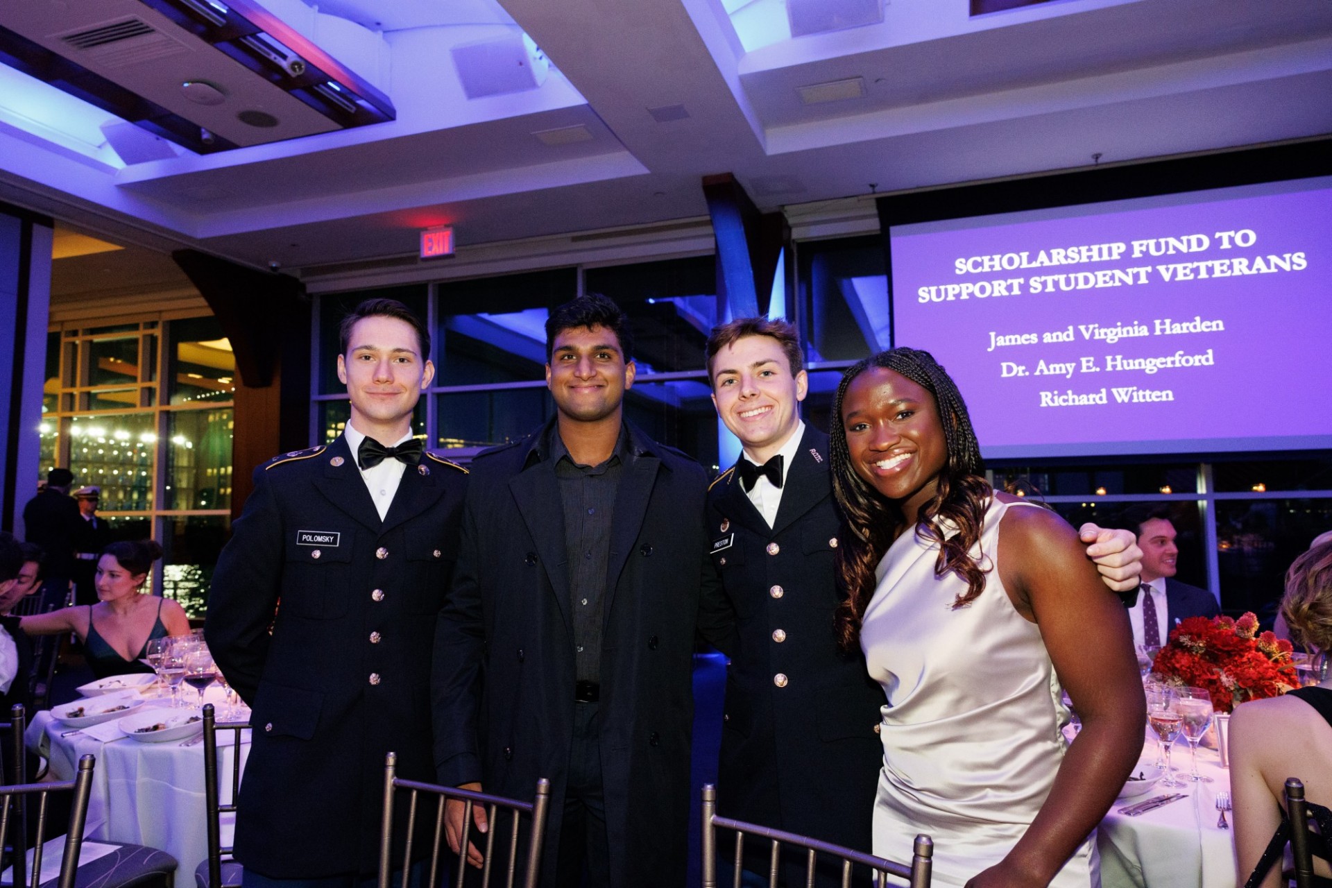 Guests enjoying the 2023 Columbia Military Ball.