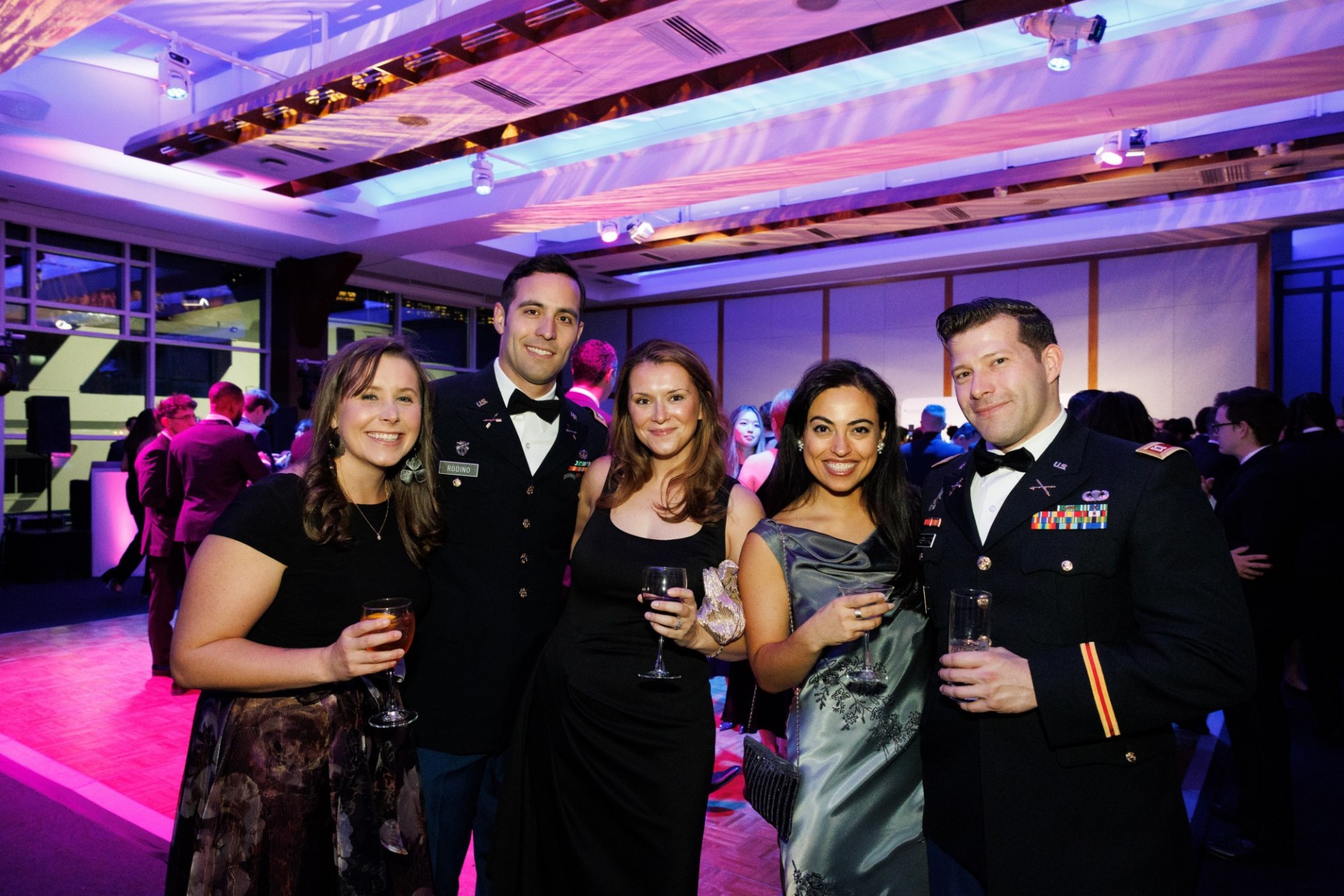 Five 2023 Military Ball Attendees