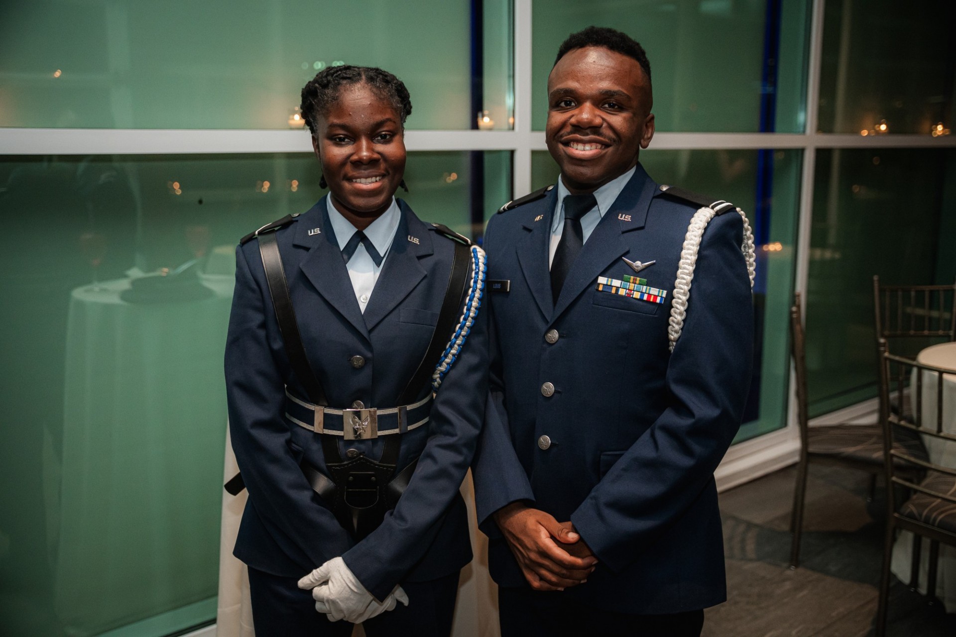 Two 2023 Military Ball Attendees