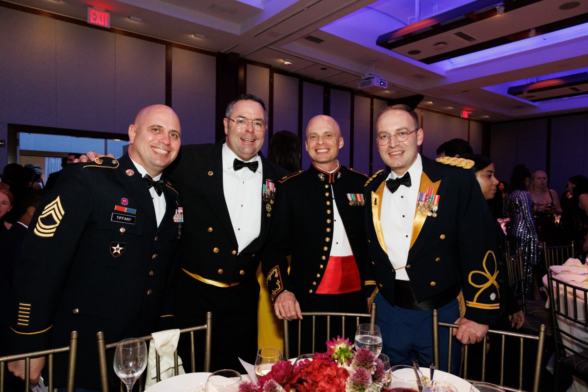 Four 2023 Military Ball Attendees