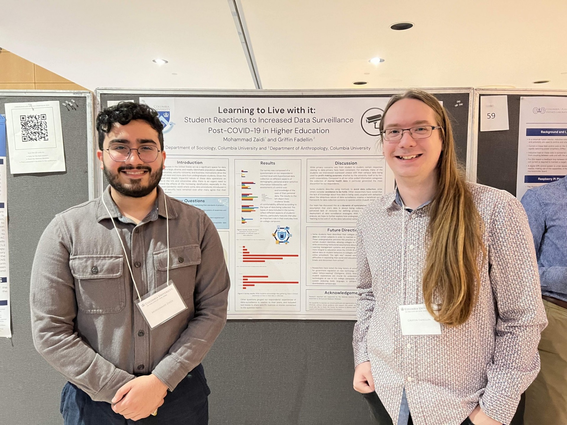 Griffin Fadellin '25GS and Mohammad Zaidi CC'25