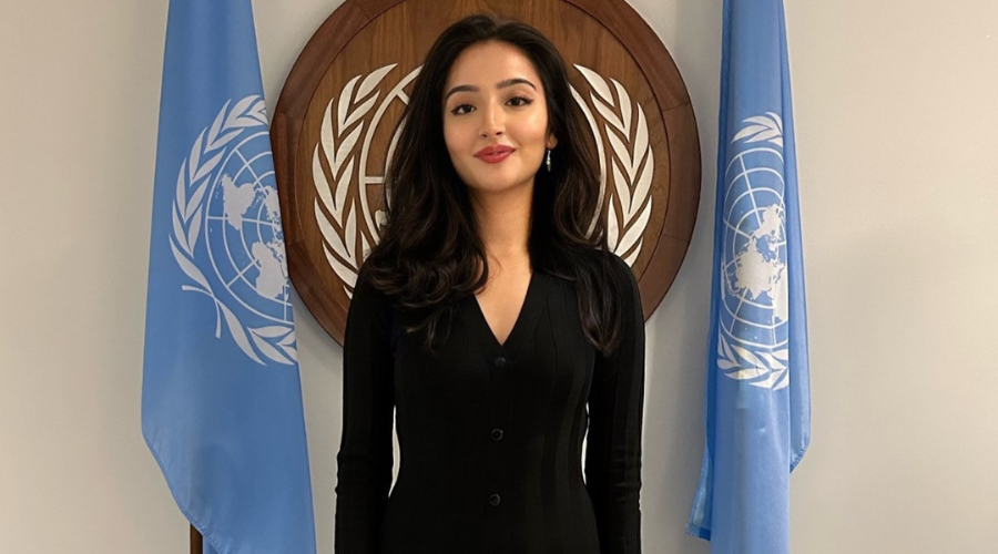 Sara Wahedi ‘24GS at the United Nations