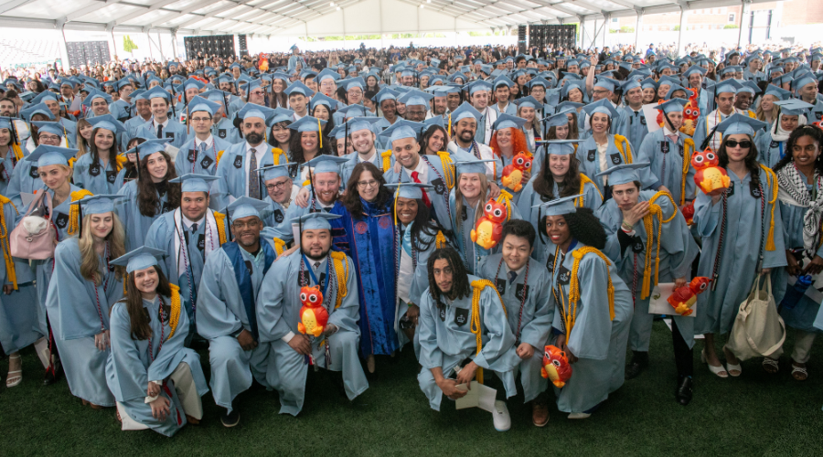 Group shot of the Class of 2024 at GS Class Day 2024