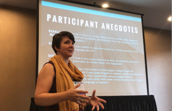 Dean Jessica Sarles-Dinsick NAFSA Association of International Educators presentation