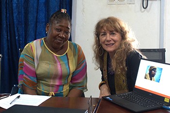 Jennifer Dohrn and Josephina Finda Sellu, a deputy nurse matron at a government hospital in Sierra Leone Jennifer Dohrn and Josephina Finda Sellu, a deputy nurse matron at a government hospital in Sierra Leone