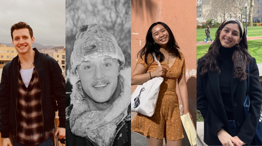 From Left to Right: Liam Grugan ‘23GS, Tadhg Maloney ‘23GS,  Anne Nguyen ‘23GS, and Nikka Afshar ‘23GS