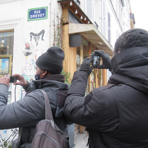 Participants in “Within and Without: Gazing Through the Migrant’s Lens” filming