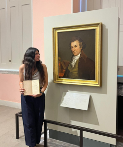 Maya Koka '26GS during her fellowship with the National Parks Service in Philadelphia