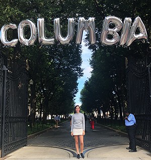 Abby Edwards on Columbia University Morningside Campus