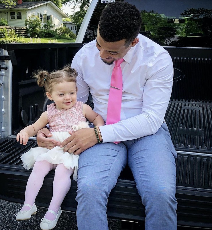 James Elliott with daughter, Vaeda Incoming GS Student, James Elliott with daughter, Vaeda