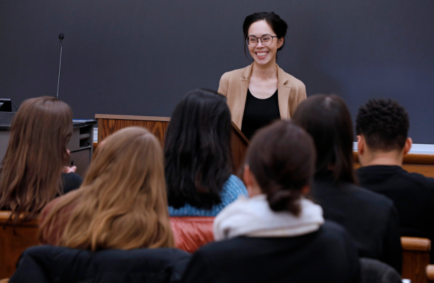 University Studies class meets in classroom