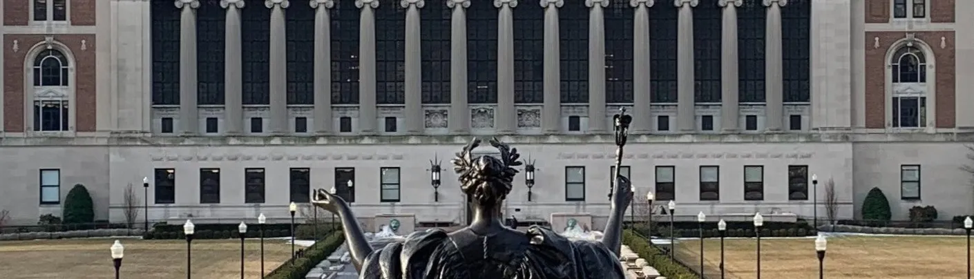 Alma Mater statue at Columbia University.