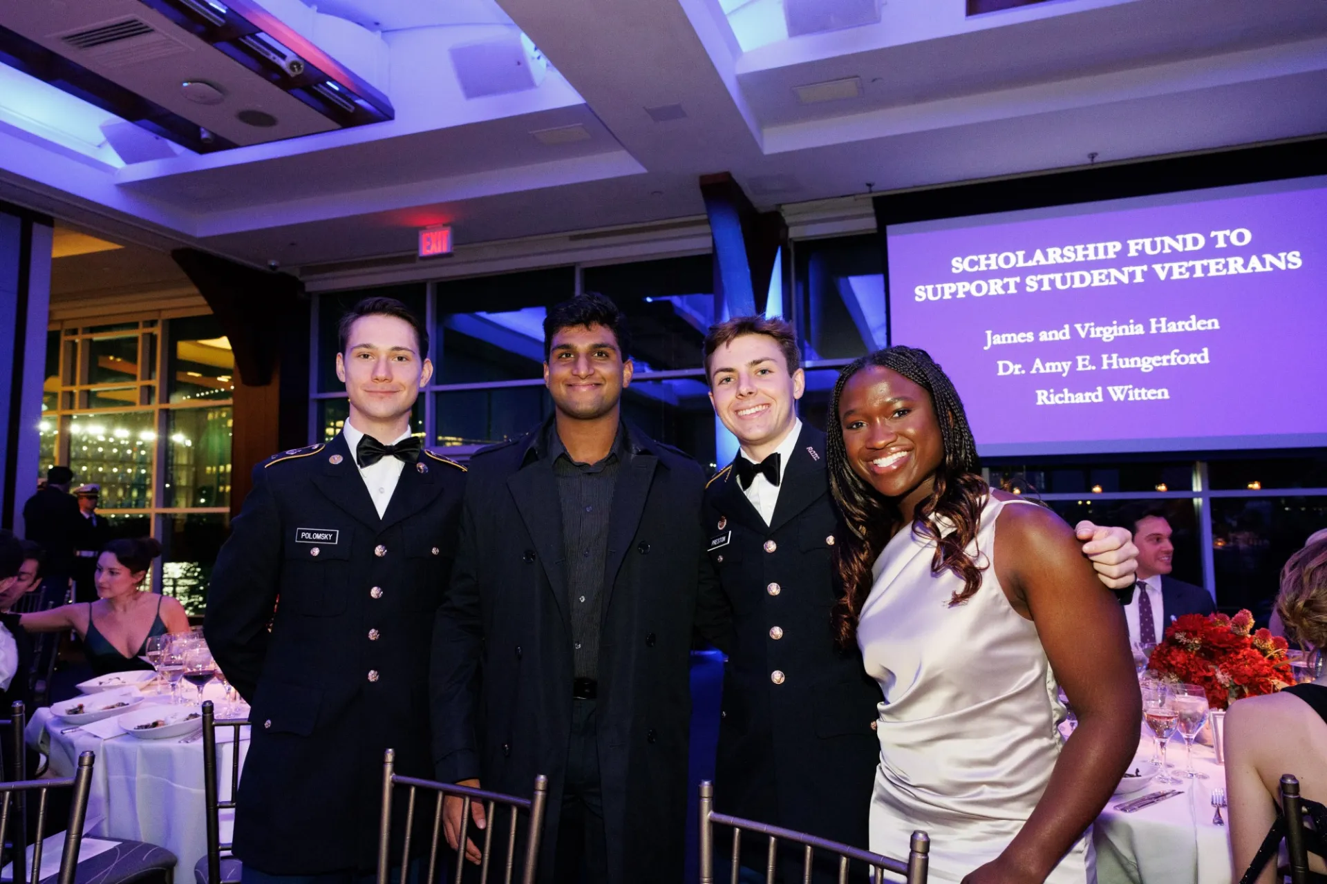 Guests enjoying the 2023 Columbia Military Ball.