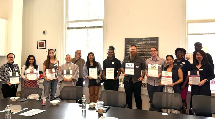 Photo of students at GS Research Festival