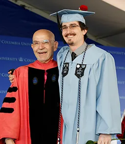 Robbie LeDesma and Dean Peter J. Awn at GS Class Day in 2014