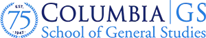 Columbia University School of General Studies 75th anniversary logo
