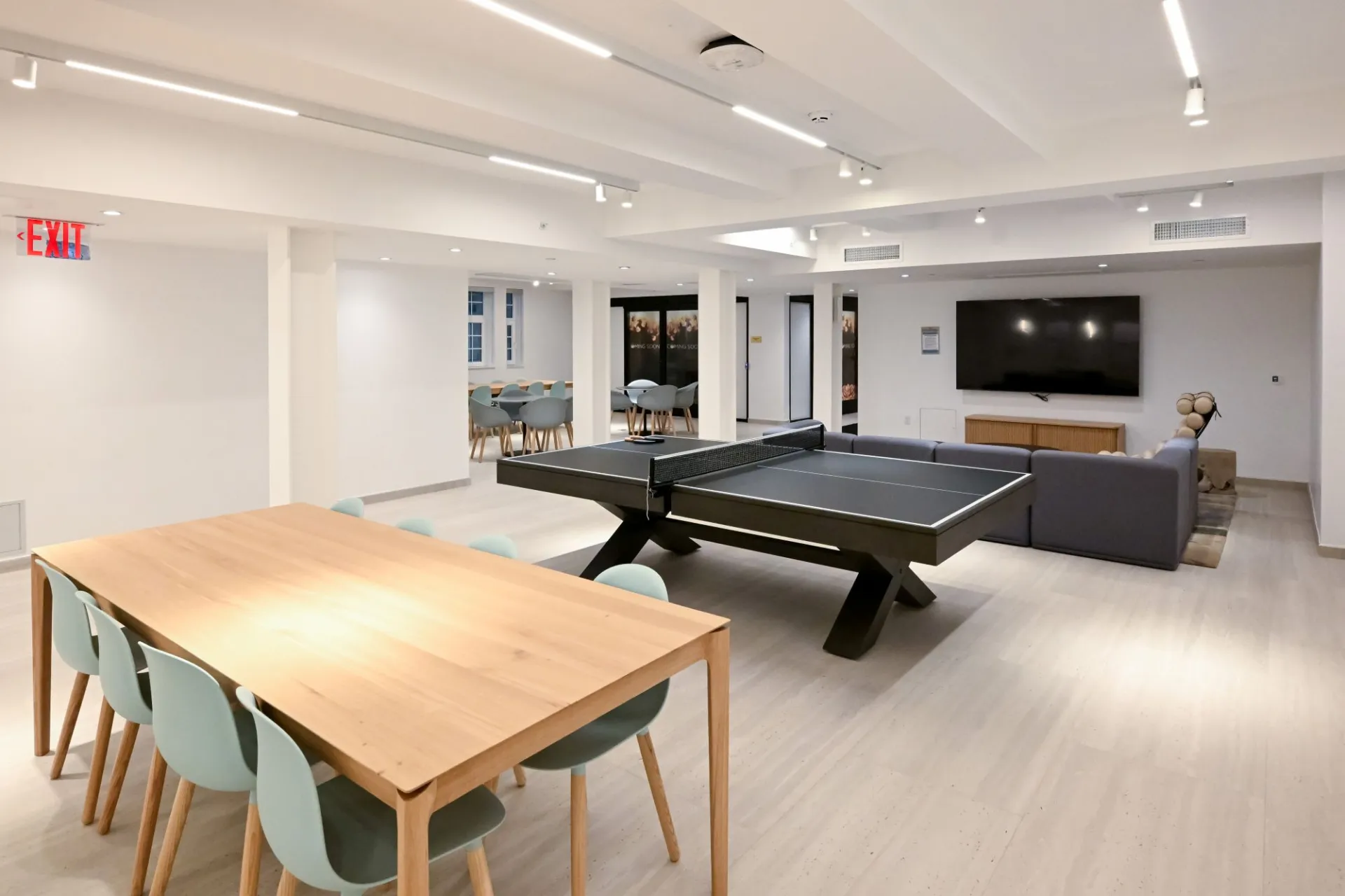 Common area at 99 Claremont, the new Columbia GS residential building