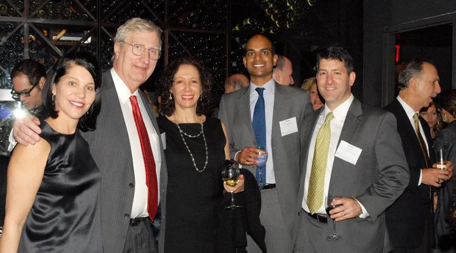 Vice Dean Curtis Rodgers celebrates with attendees