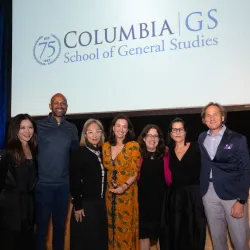 Dean Rosen-Metsch with honored guests at the GS Reunion Dinner 