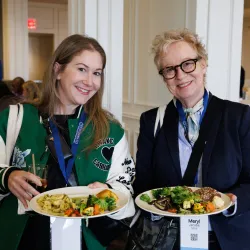 Alumni enjoy the reunion lunch