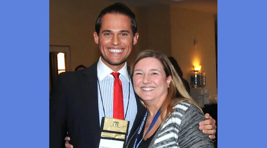 Christopher Riano '07 and Debra Lesser