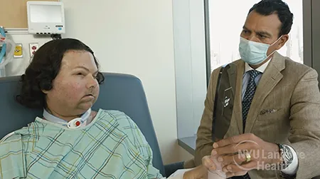 Joe recovers in the ICU.