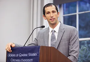 Michael Brownstein delivers the keynote address