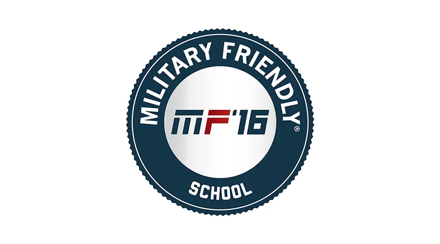 2016 Military Friendly School award logo