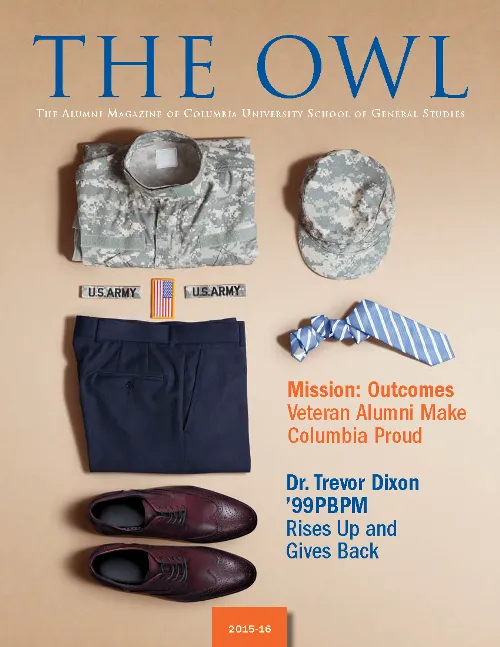 2015-2016 Owl Magazine cover