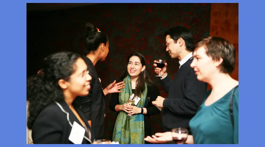 Guests mingle at the RALC cocktail reception