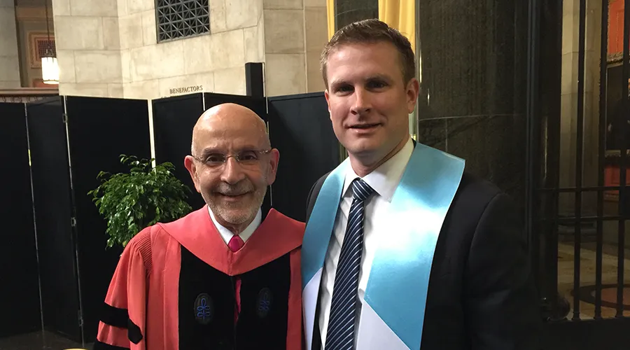 Dean Peter J. Awn and Richard Space