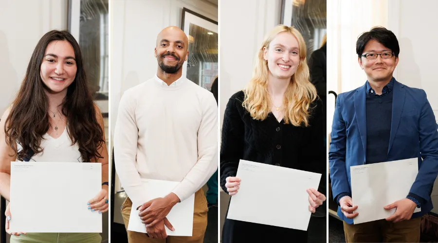 4 prize winners at the 2024 Academic Prizes Ceremony