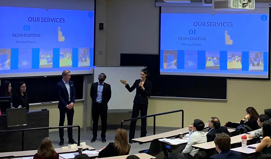 Pralaya Cuomo presents at Global Retail Challenge
