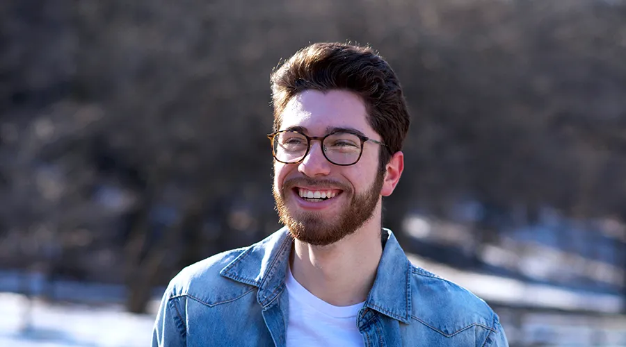 David Treatman smiles for a photo