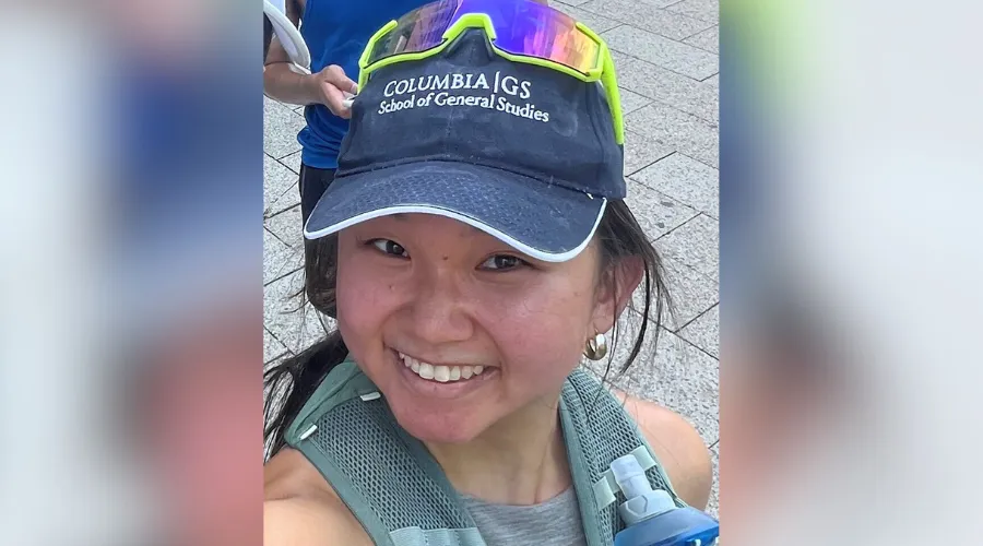 Ashley Goh '24GS during the Great Saunter