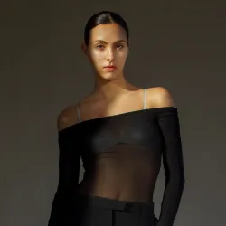 Alexa Poplawski poses in a modeling shoot.