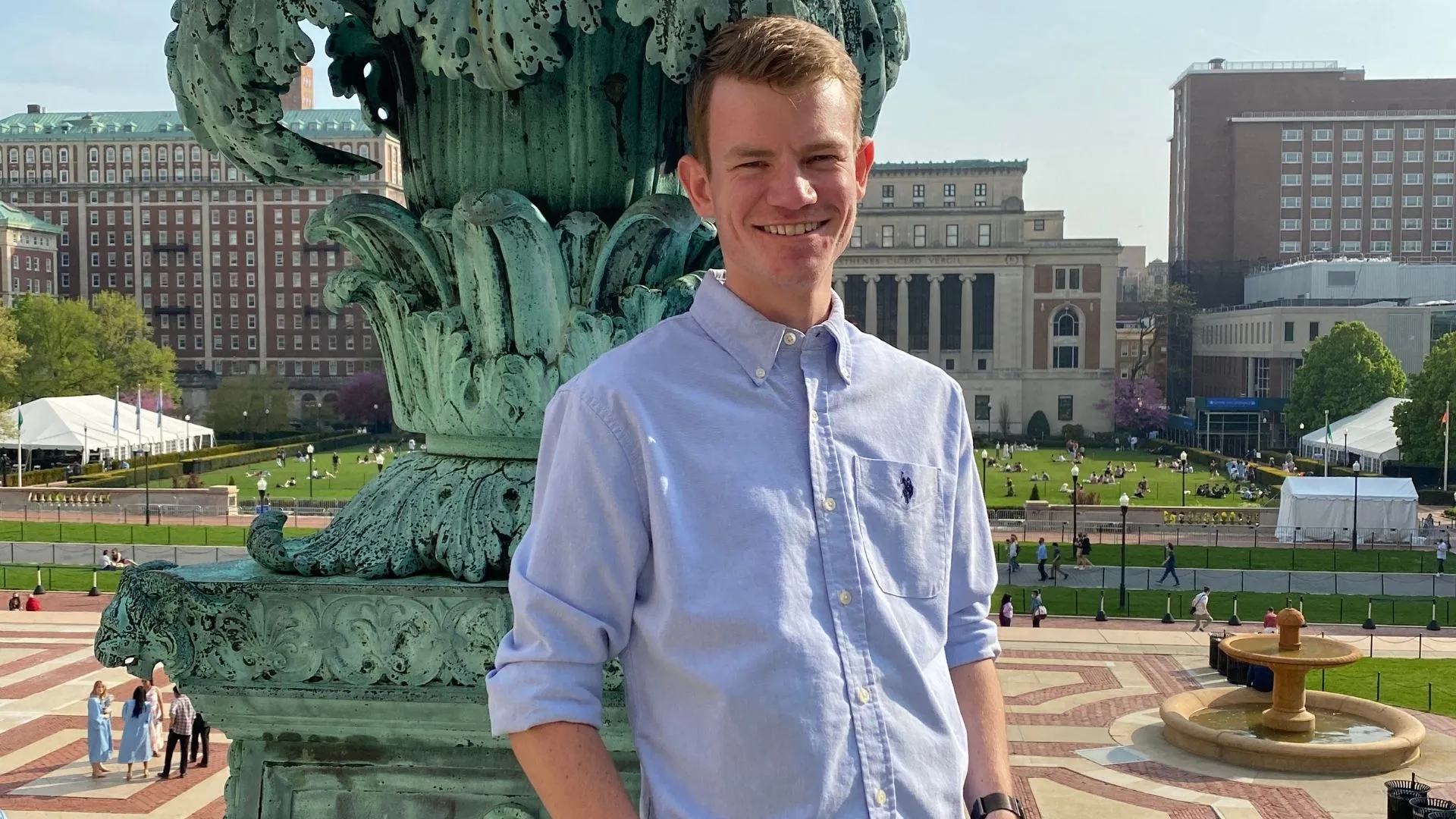 Columbia GS student Nico Long