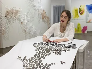 Gianna Paniagua screenprinting