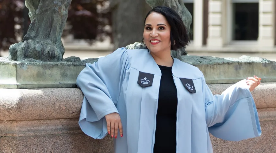 2026 Columbia GS graduate Alejandra Ramos.