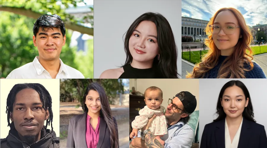Photo Collage of the 7 Spring 2026 Bancroft Scholars.