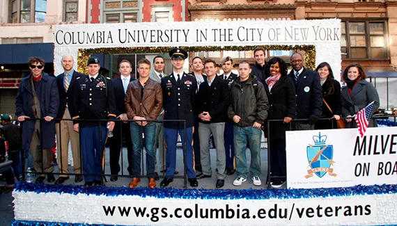GS students participate in the Veteran's Day Parade.