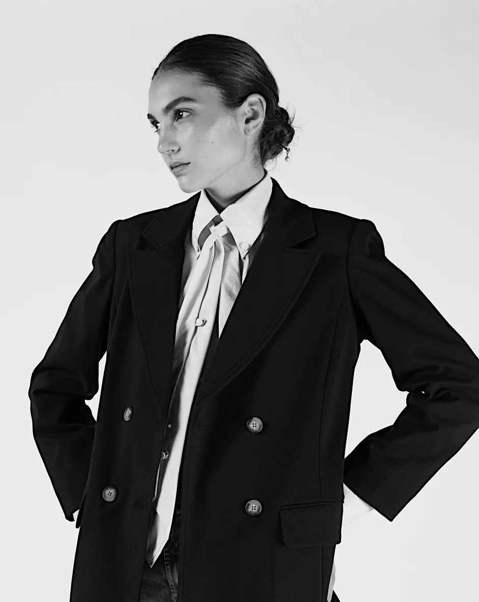 Krista Kalaj '25GS shows photos from her modeling career