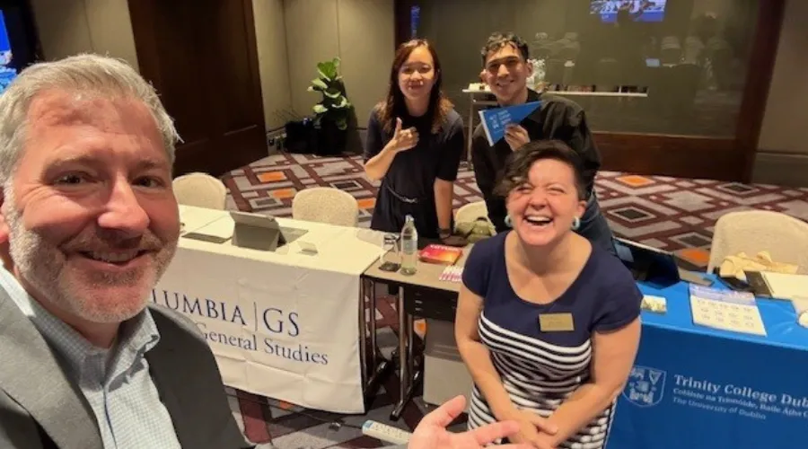 Columbia GS Vice Dean Curtis Rodgers and Columbia GS Senior Associate Dean for Strategic Initiatives and Partnerships Jessica Sarles in their recent travels to  City University of Hong Kong (CityUHK)
